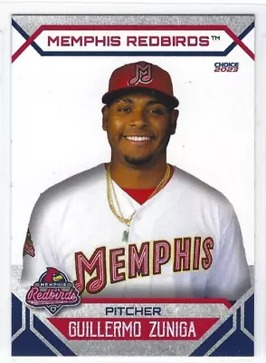 2023 Memphis Redbirds (Triple-A St. Louis Cardinals) Guillermo Zuniga • $2.95