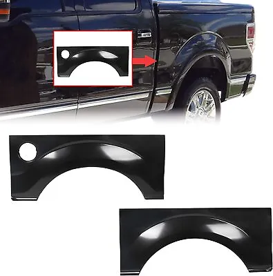 $123.99 • Buy Rear Bed Wheel Arch Repair Panels W/o Molding Holes For 09-14 Ford F150 F-150 LD