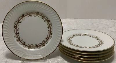 $30 • Buy 6 VA Vista Alegre ROWENA SALAD PLATES 8 1/2   Portugal Excellent 