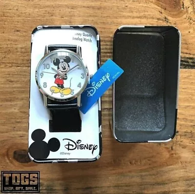 Disney MICKEY MOUSE Watch MCK836 Black Strap Color Face MZ Berger RARE BRAND NEW • $21.99