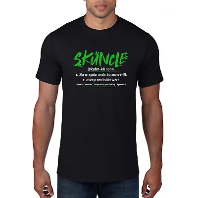 £11.99 • Buy Birthday T-Shirt Uncle Funcle Skuncle Definition Weed Uncle Smoke Lover Tee Top