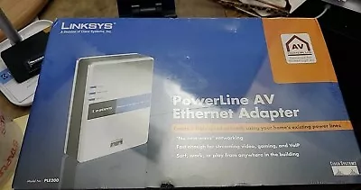 Linksys Power Line Av Ethernet Adapter PLE200 • $5.99