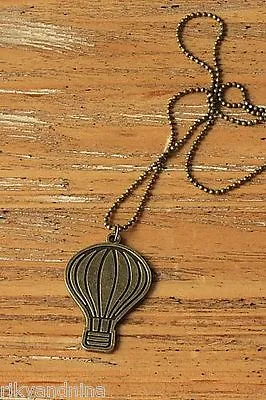 SIMPLE LIFE Boho Long Necklace Kawaii Vintage Style Eiffel Balloon Retro Fashion • £4.99