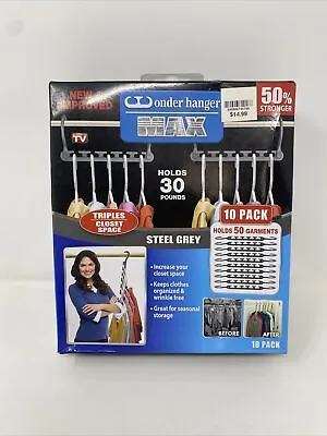 As Seen On TV :Hanger Organizers -10 Pack/Brand New! • $6.53