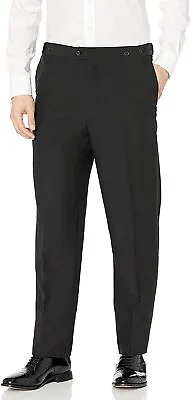 Adam Baker Men's 100% Wool Classic Fit Flat Front Tuxedo Pants • $39.97