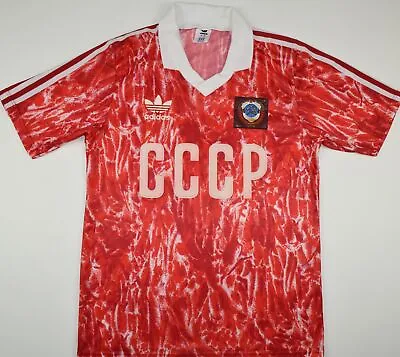 £249.99 • Buy 1989-1991 Russia/ussr/cccp Adidas Home Football Shirt (size S)