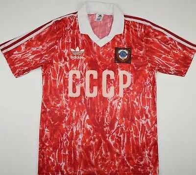 £249.99 • Buy 1989-1991 Russia/ussr/cccp Adidas Home Football Shirt (size S)