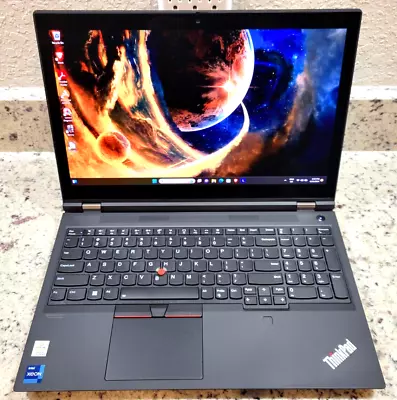 Lenovo ThinkPad P15 Gen 2 -- Xeon W-11855M -- 64GB / 1TB -- RTX A5000 -- 4K OLED • $1299