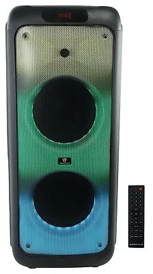 Rockville BASS PARTY 10 Dual 10  Portable Battery LED Party Bluetooth Speaker • $249.95