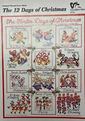Vermillion Stitchery “The 12 Days Of Christmas” Book 1982 Vintage NEW • $19.99