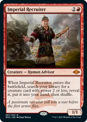 1x NM-Mint English Regular Imperial Recruiter Modern Horizons 2  • $8.99