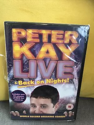 Peter Kay - Live Back On Nights DVD SEALED Digital Code 55mins Bonus Footage • £2.29