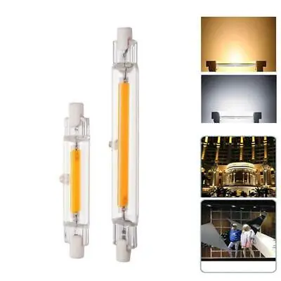 Dimmable Glass R7S LED COB Bulb 78mm118mm Replacement For Halogen Tubes Hot M7 • $18.69