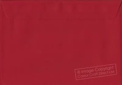 Scarlet Red C5 Envelopes - 162 Mm X 229 Mm 100gsm Self Seal A5 Colour Envelope • £13.75