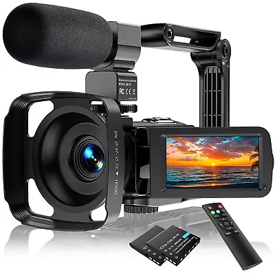 ACTITOP Video Camera Camcorder Ultra HD 30FPS Night Vision YouTube Vlogging • $110.25