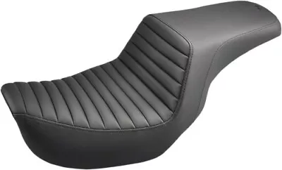 Saddlemen Step Up Black Tuck And Roll Stitch 2 Up Seat Harley 2004-2005 Dyna FXD • $459