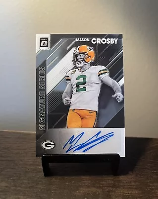 2020 Panini Donruss Optic Mason Crosby Signature Series Autograph Packers • $19.99