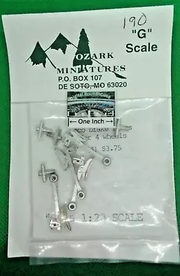 Ozark Miniatures G Scale #190 Loco Brake Shoes For 4 Wheels Pk. 4 - More Below • $8.25