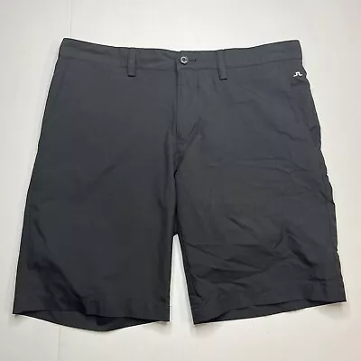 J. Lindeberg Golf Shorts Men's Size 32 (actual 34) Black Regular Fit Polyester • $13.99