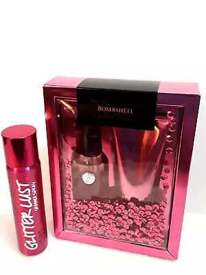 VS Bombshell 2pc SEALED Gift Set Mist Lotion & BONUS Glitter Lust Shimmer Spray • $75