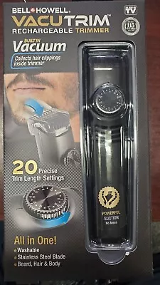 Bell And Howell Vacutrim Vacuum Hair Trimmer - Black (8760) • $19.99