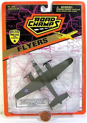Road Champs Flyers Die Cast Aircraft Jimmy Doolittle's B-25 Mitchell 1996 T7Z • $14.95