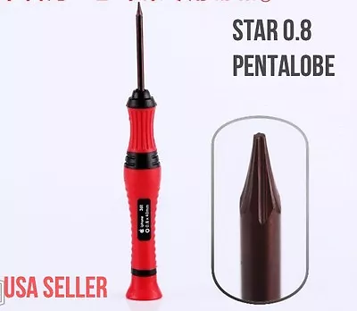 5 Point Star Pentalobe 0.8 P2 Screwdriver Repair Tool For IPhone 8 7 6S 5S Plus • $5.99