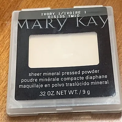 NEW Mary Kay Ivory 1 Sheer Mineral Pressed Powder Free Shipping .32 Oz NWOB • $15.95