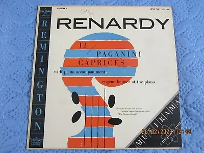 RARE RENARDY And HELMER : PAGANINI CAPRICES #1-12 ALBUM ON REMINGTON : R-199-152 • £9.99