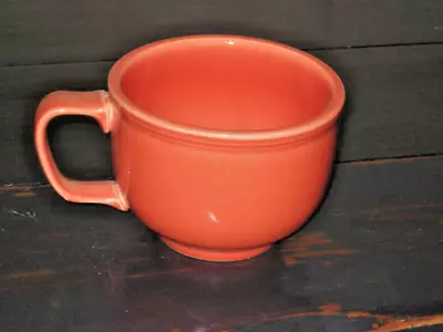 Vintage HOMER LAUGHLIN Persimmon FIESTAWARE Large COFFE/SOUP MUG Cup 18oz • $5