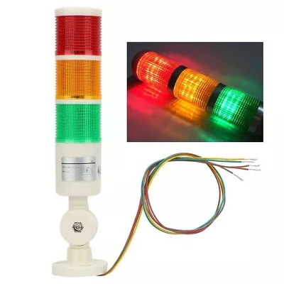 Warning Light Machine Tools Garden Buzzer Alarm Lamp Parts Red + Orange + Green • $38.19