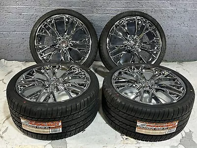 19”20” Chrome PVD C7 Z06 Style Wheels And Tires 2005-2013 C6 Corvette • $2799