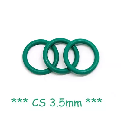 O Rings - Nitrile 35mm Cross Section (FKM) O-Rings Green Rubber Metric • £1.62