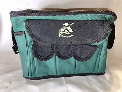 Vintage Trout And Goose Green And Black Carry Bag • $10.99