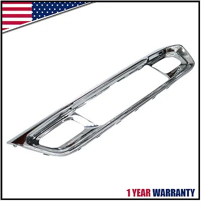 Front Bumper Lower Grille Chrome Molding Trim For 2017-2022 Jeep Grand Cherokee • $82.45