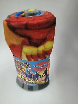 Spiderman & Friends Fleece Throw Blanket For Girls & Boys Soft And Cozy Plush • $14.99