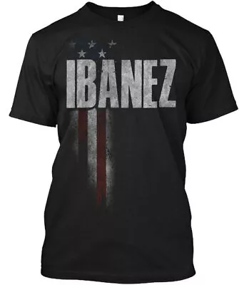 Ibanez Family American Flag Tee T-Shirt Made In The USA Size S To 5XL • $21.66