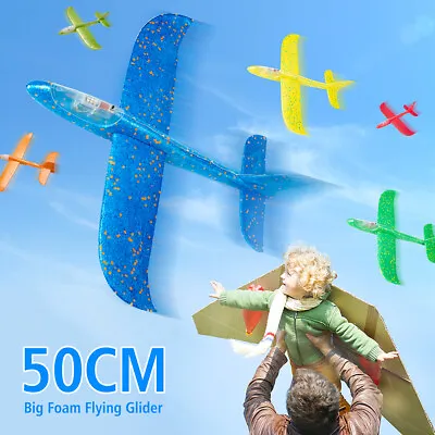 48cm Hand Throw Airplane EPP Foam Launch Fly Glider Planes Model Aircraft Gift • $7.99