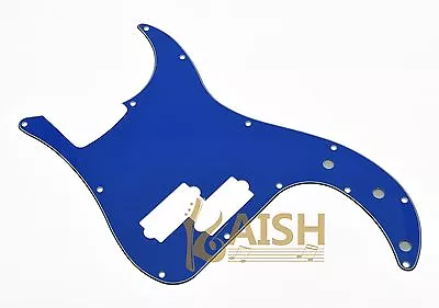 USA Spec Precision Bass P Bass Pickguard Scrach Plate Blue 3 Ply For Fender • $22.32