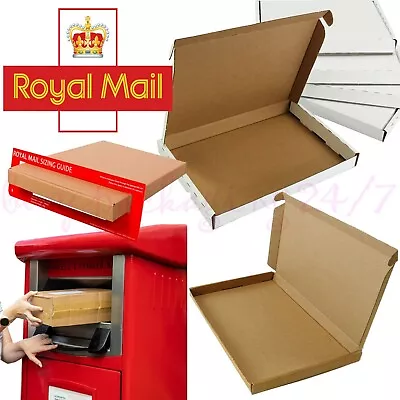 Royal Mail PIP Large Letter Eco Friendly Cardboard Postal Mailing Box C4 C5 C6  • £7.08