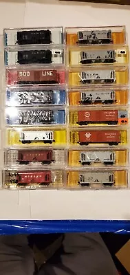Deluxe Innovations N Scale Box Car Lot Of 16 Lot #2 W Free Ship! • $19.99