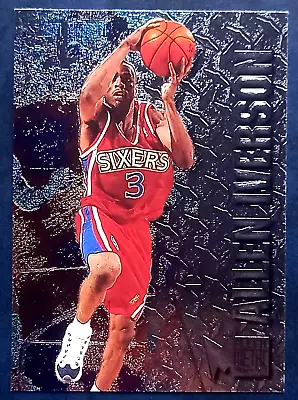 Allen Iverson 1996-97 Fleer Metal Nba #201 Rc Rookie 76ers Hof • $12.99