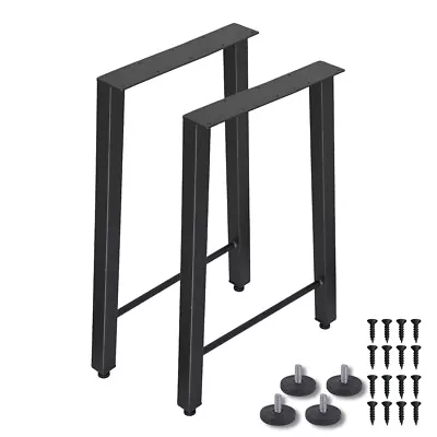 2pcs 28 Inch Industrial Steel Table Legs Stand Feet For Cafe Table/Bench/Desk • $44.95