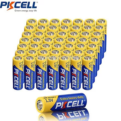 12/20/24pcs 1.5V AA Batteries Heavy Duty R6P UM3 PC1500 ND61R Zinc-Carbon New • $9.19