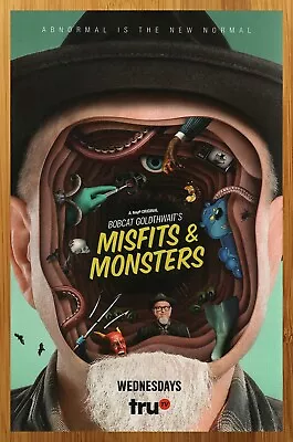 2018 Bobcat Goldthwait's Misfits & Monsters Print Ad/Poster TV Series Promo Art • $14.99