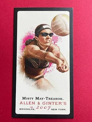 2007 Allen & Ginter No Number Misty May-Treanor Black Border Mini Card  /C111 • $25