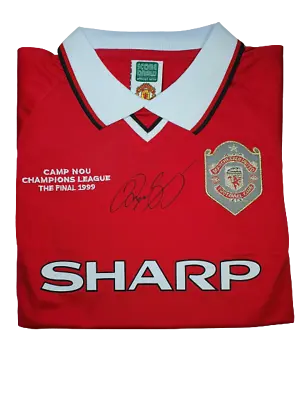 £145 • Buy Manchester United 99 Champions League Final Shirt Signed By Ryan Giggs RRP £299