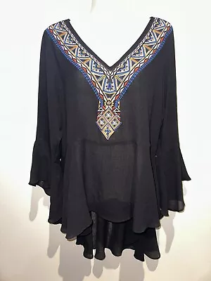 $18.95 • Buy City Chic Embroidered Top - Size Medium
