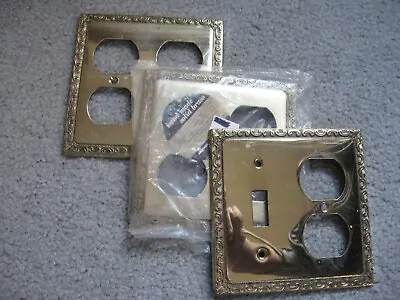 GATCO Victorian Light Switch Outlet Plate Cover SOLID BRASS - Made In Italy - 3 • $22.50