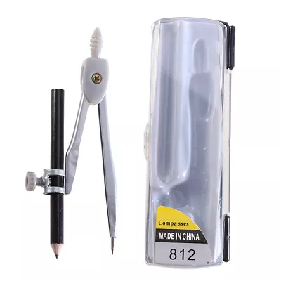 £4.32 • Buy Compass Metal COMPASS Maths Geometry Drawing SCHOOL Exam Circle Pencil Office